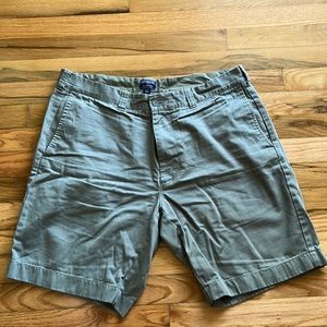 J Crew Men’s Olive Shorts - 8.5 inch inseam / 35 inch waist